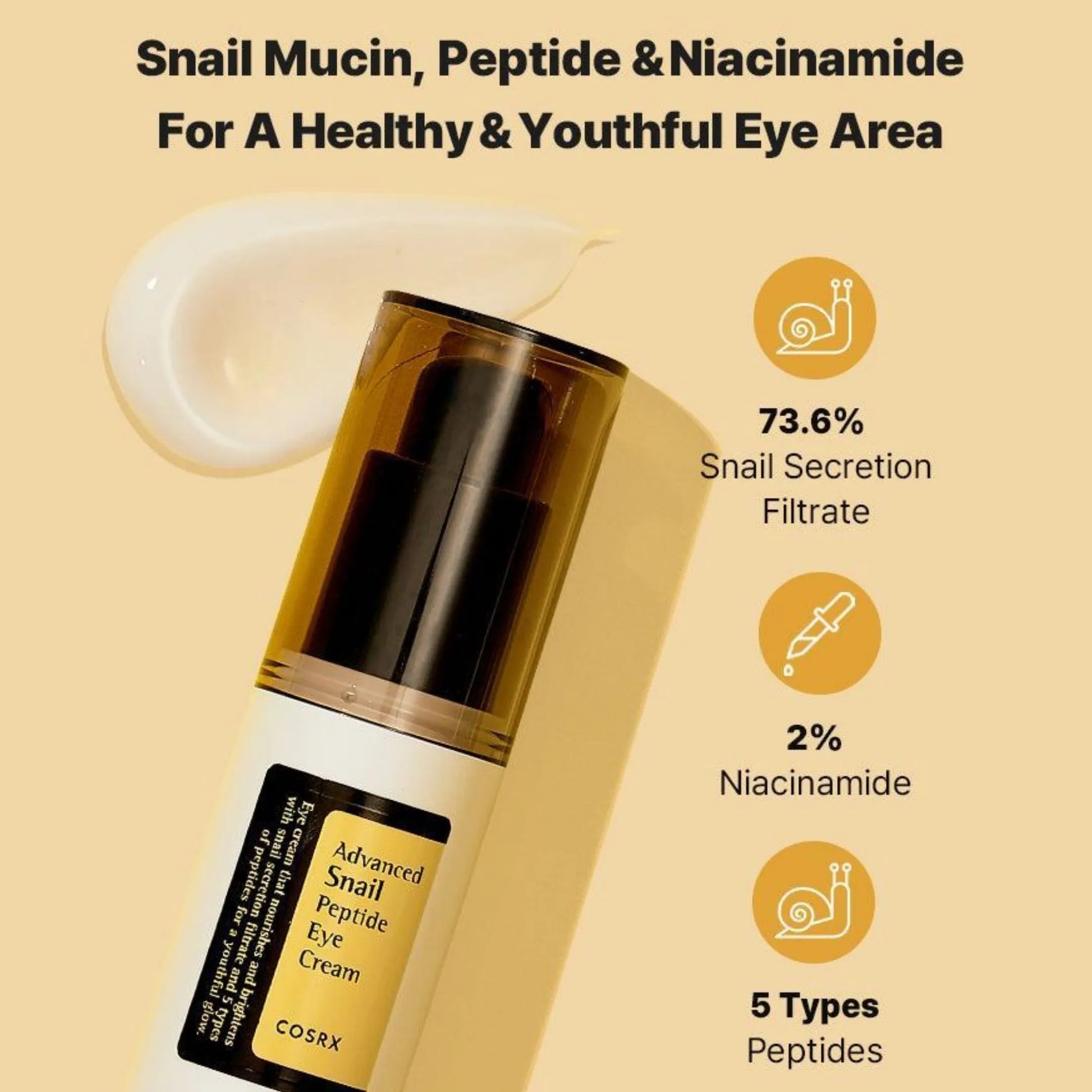 Cosrx Advanced Snail Peptide Eye Cream - 25Ml