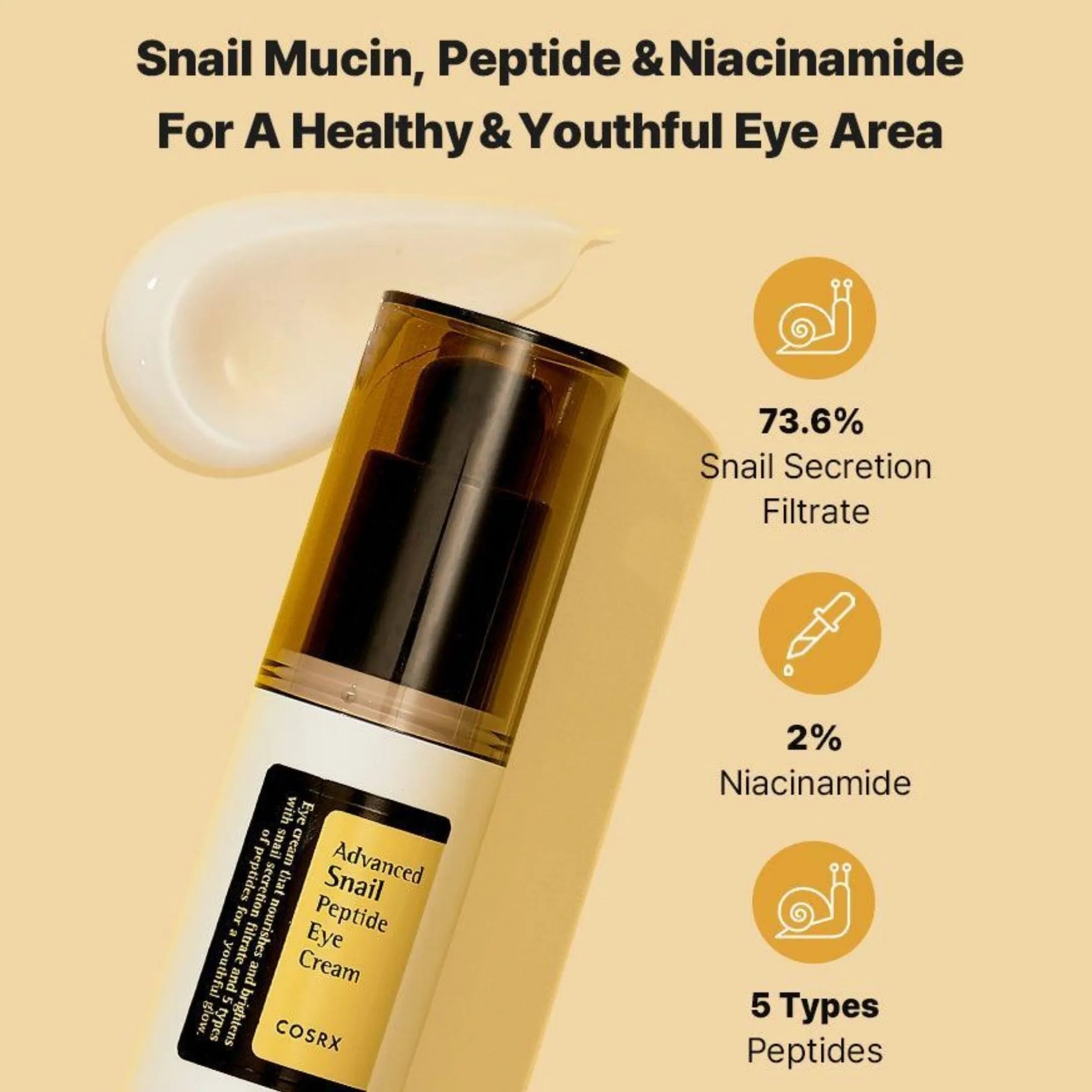 COSRX Advanced Snail Peptide Eye Cream - 25Ml