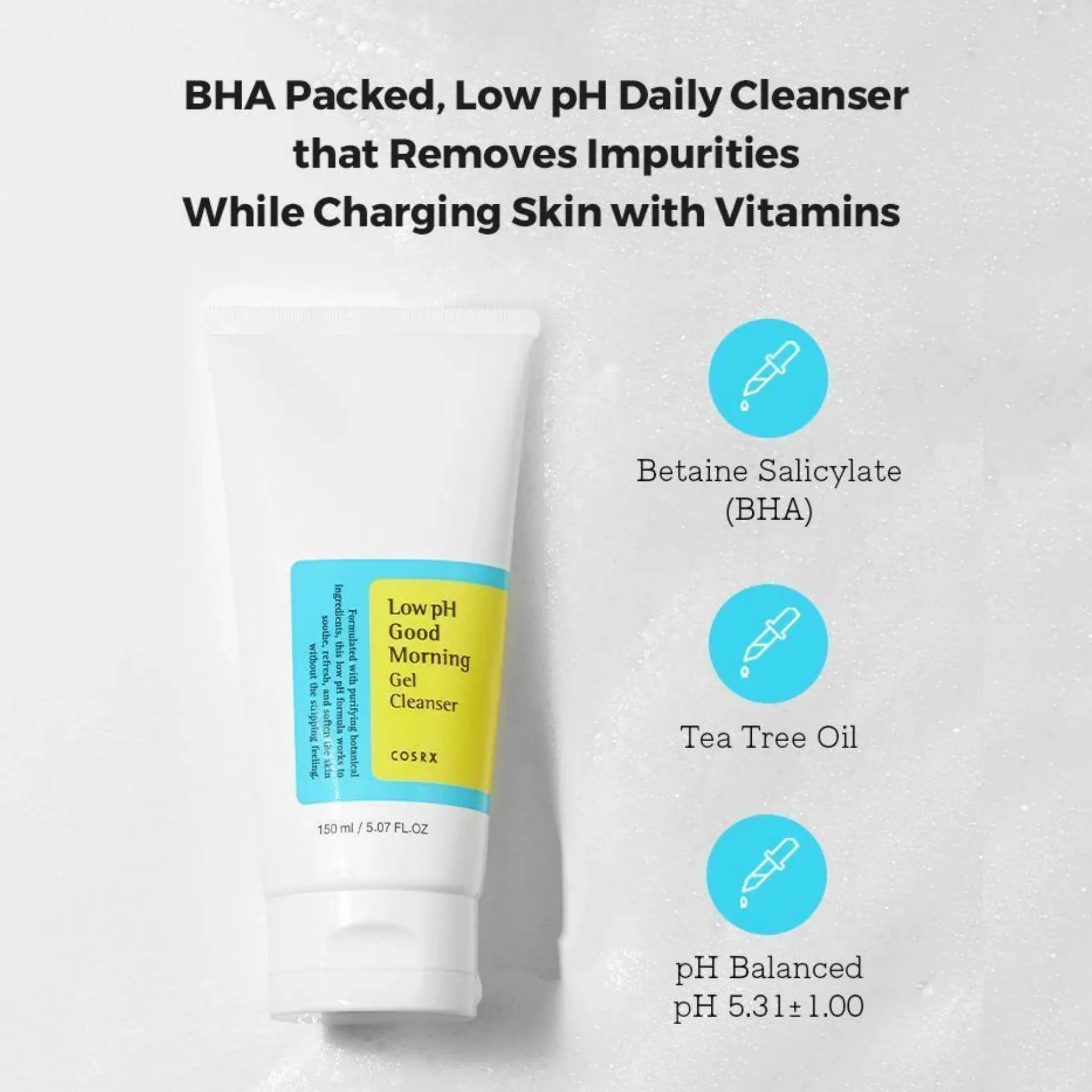 Cosrx Low Ph Good Morning Gel Cleanser - 150ml