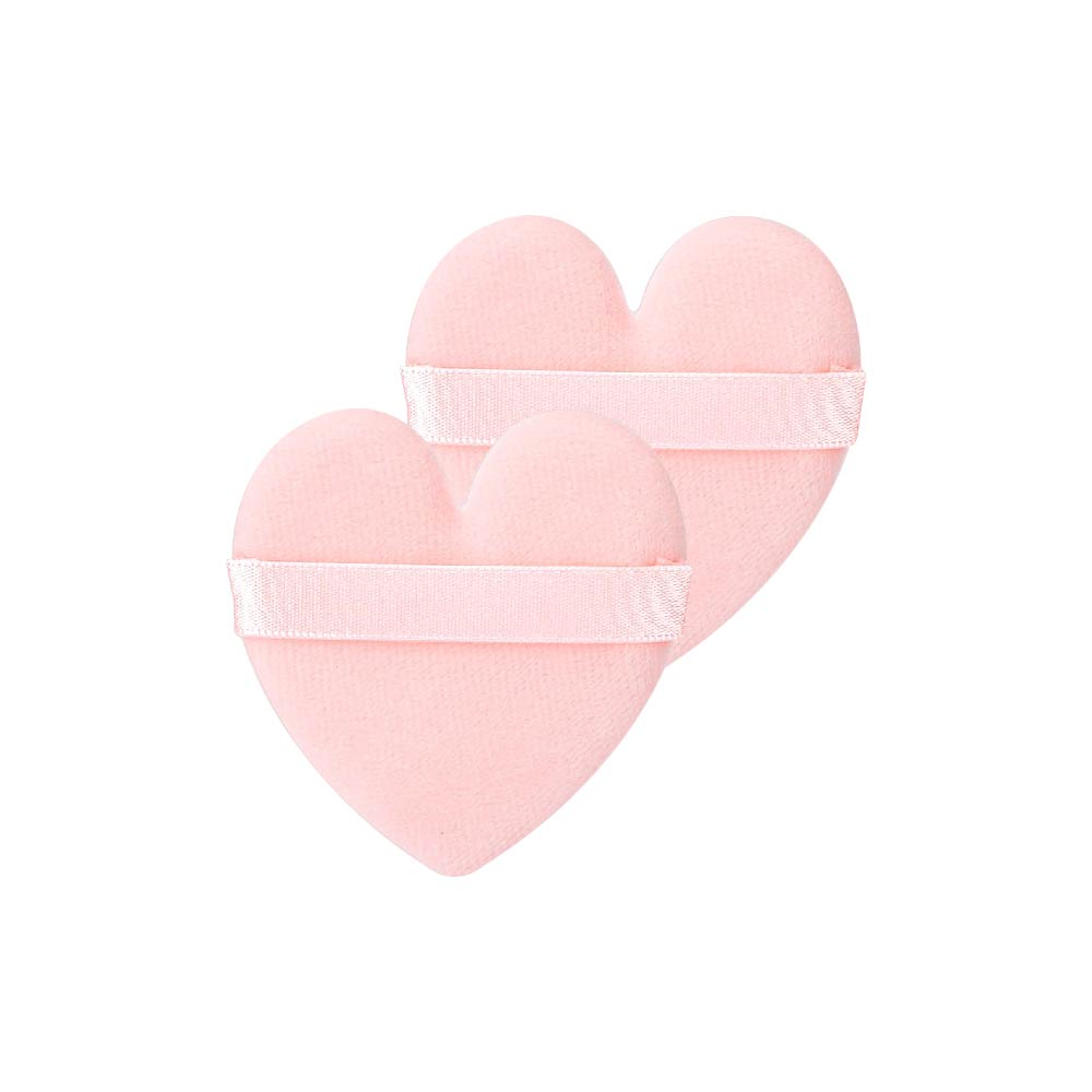 Bleuface Powder Puffs Both Heart