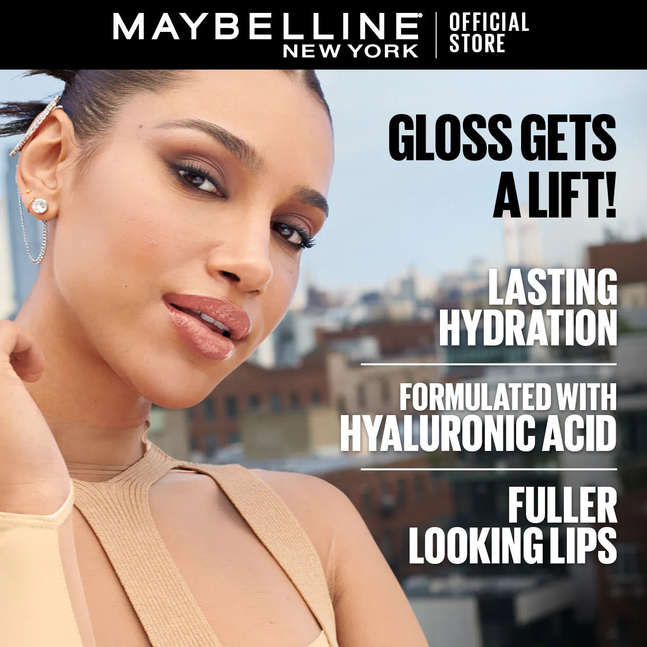 Maybelline Lifter Shine Lip Gloss with Hyaluronic Acid