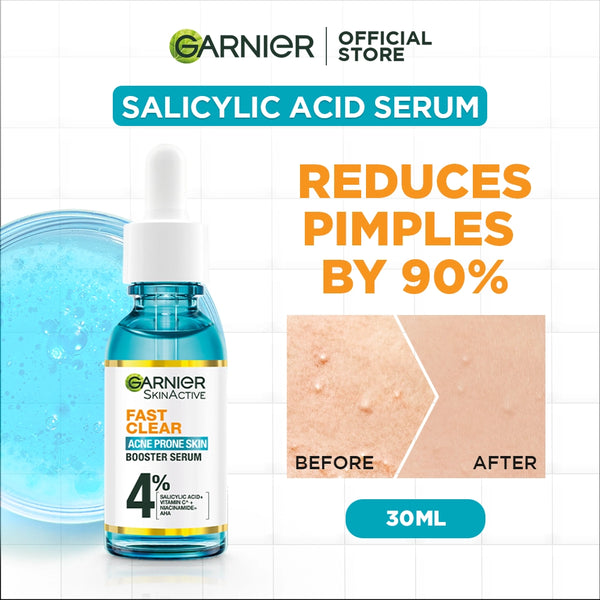 Garnier Fast Clear Serum For Acne Prone Skin - 30ml