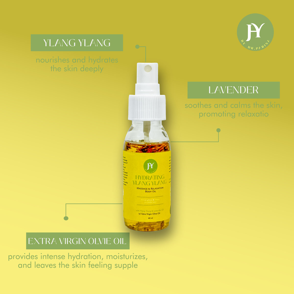 Hydrating Ylang Ylang
Massage & Relaxation Body Oil