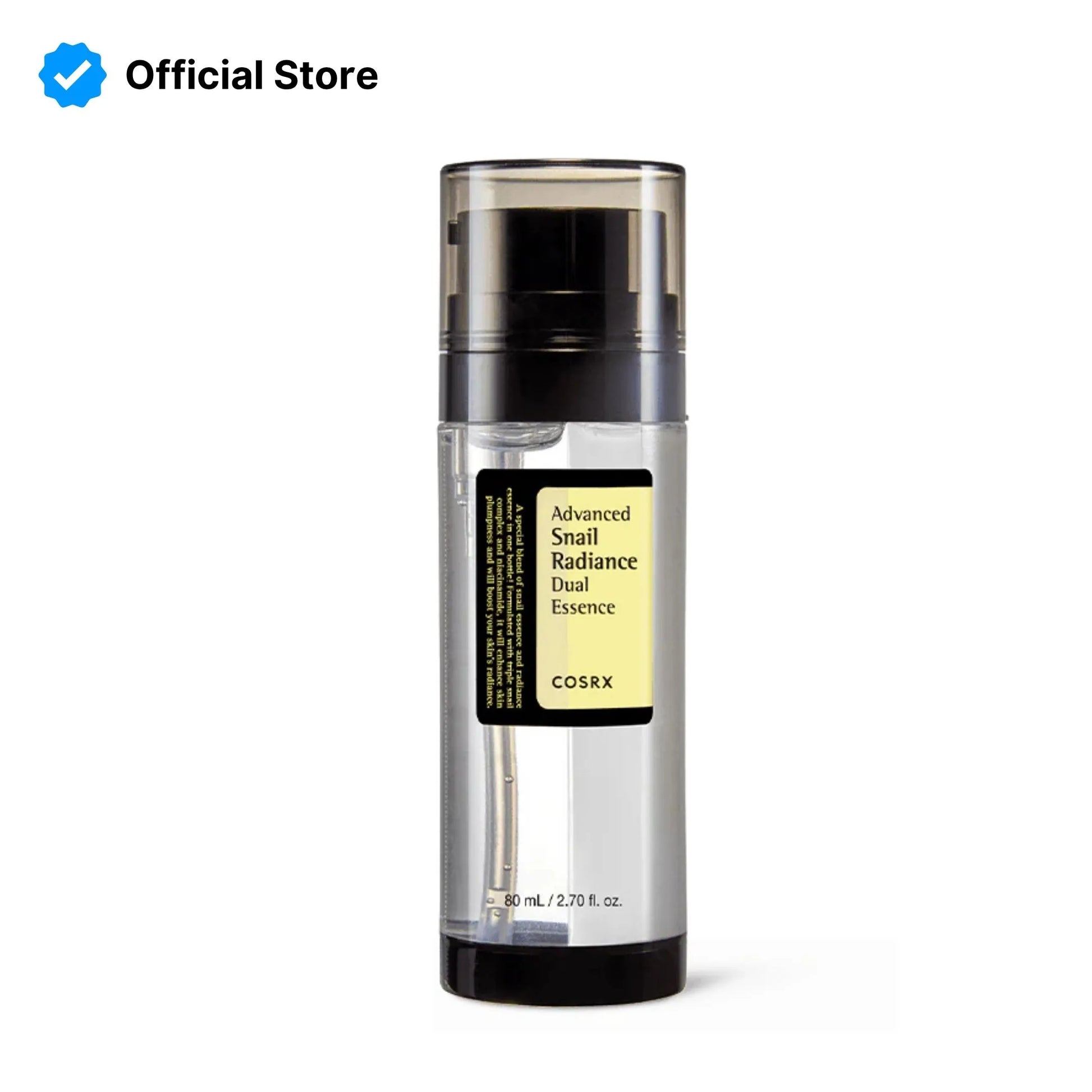 Cosrx Advanced Snail Radiance Dual Essence - 80ml