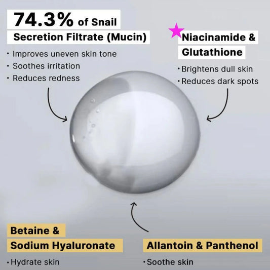 Cosrx Advanced Snail Radiance Dual Essence - 80ml