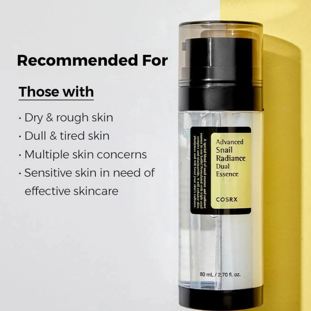 COSRX Advanced Snail Radiance Dual Essence - 80ml