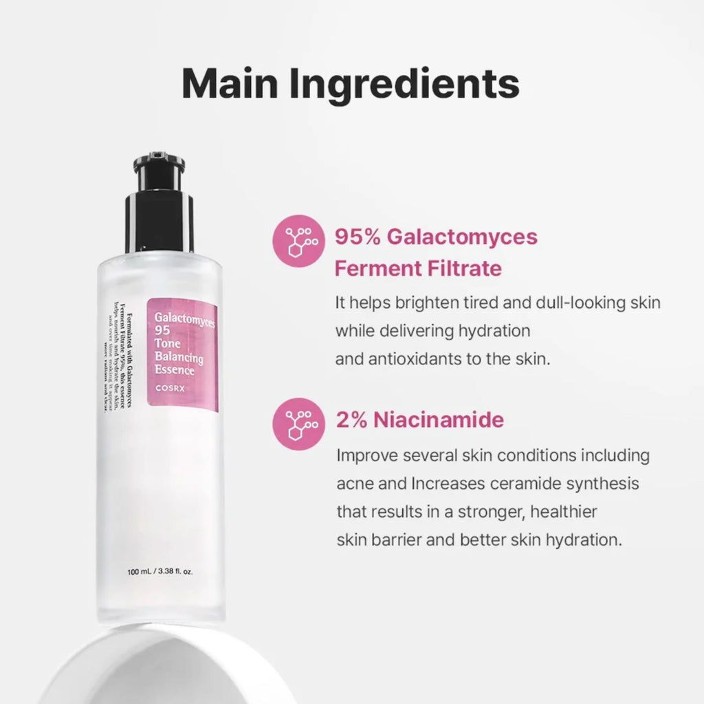 COSRX Galactomyces 95 Tone Balancing Essence - 100ml