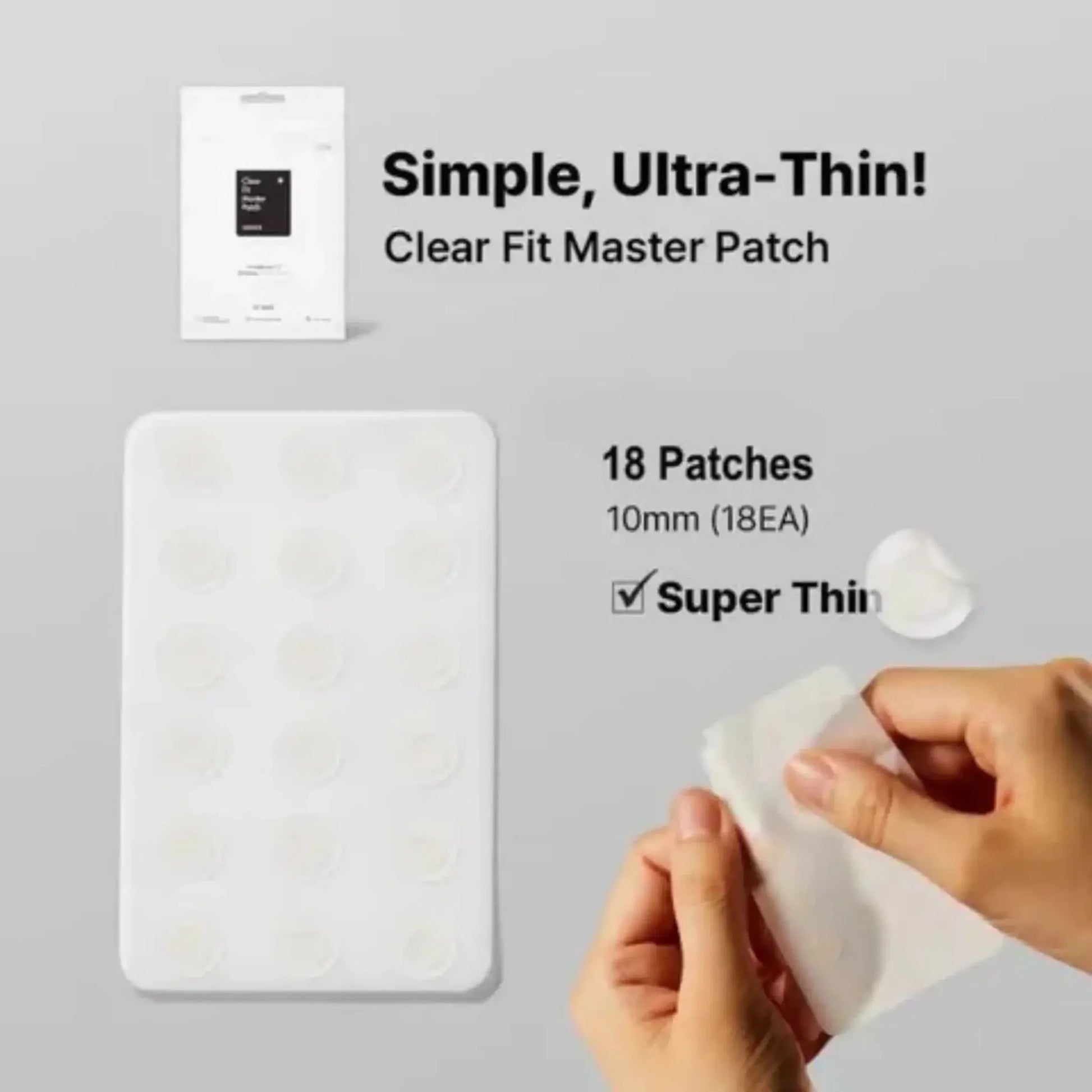Cosrx Clear Fit Master Patch - 18 Patches