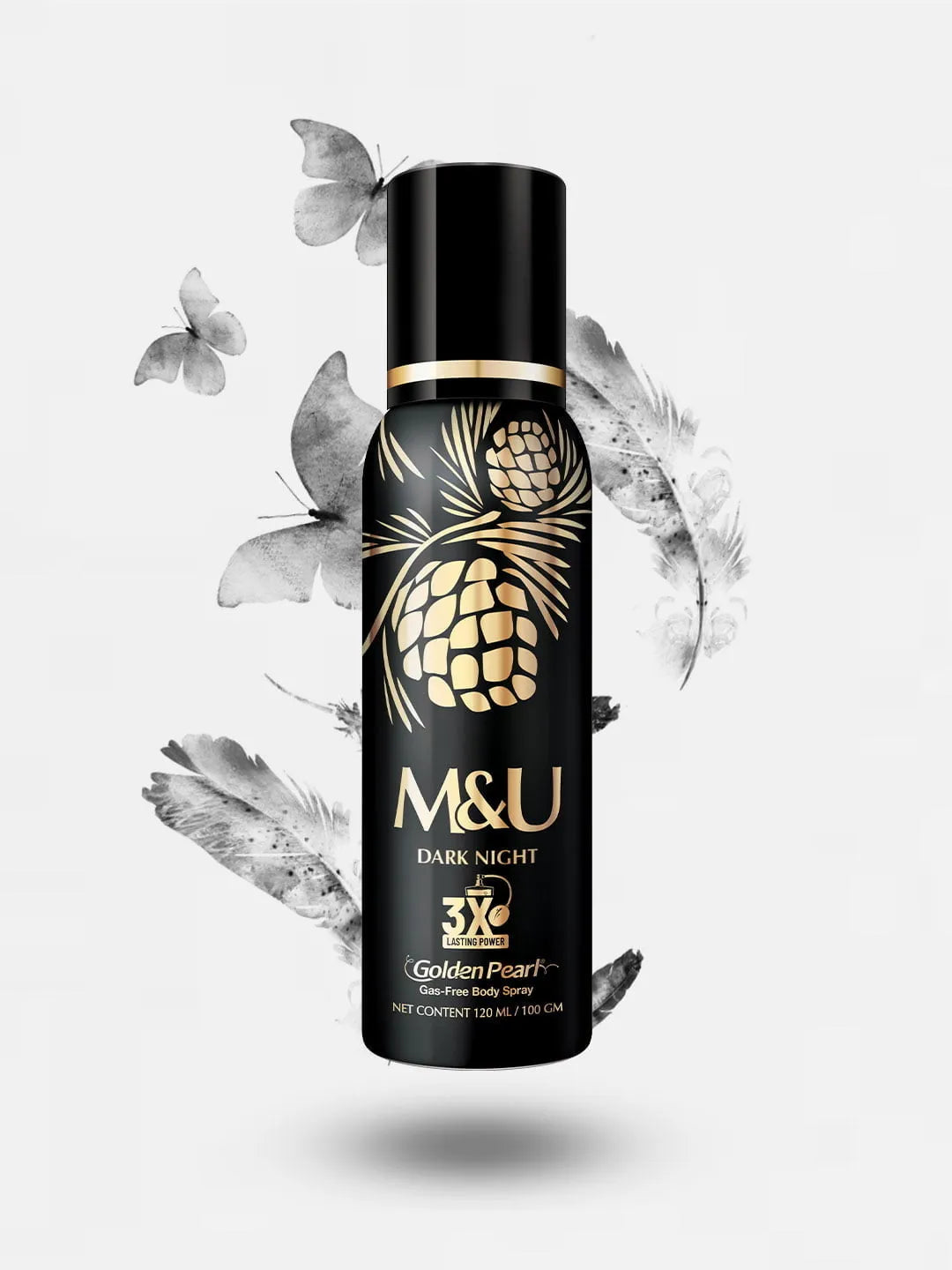 Golden Pearl Dark Night Gas Free Body Spray