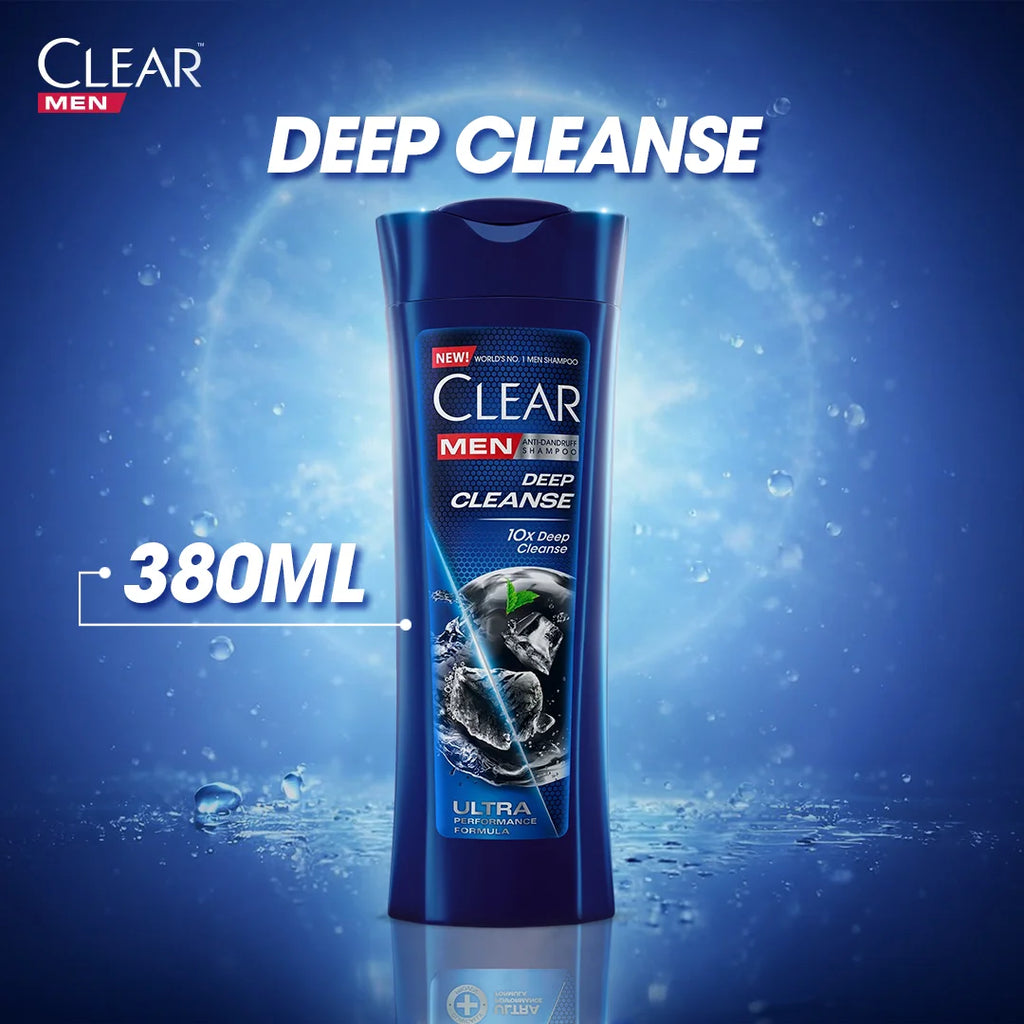 Clear Men Deep Cleanse Anti Dandruff Shampoo - 380ml