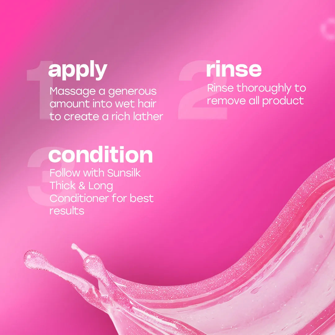 Sunsilk Thick & Long Shampoo - 360ML