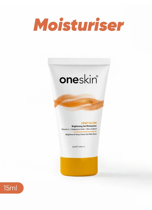Oneskin Dewy Glow Brightening Gel Moisturizer 15ml- Travel Size