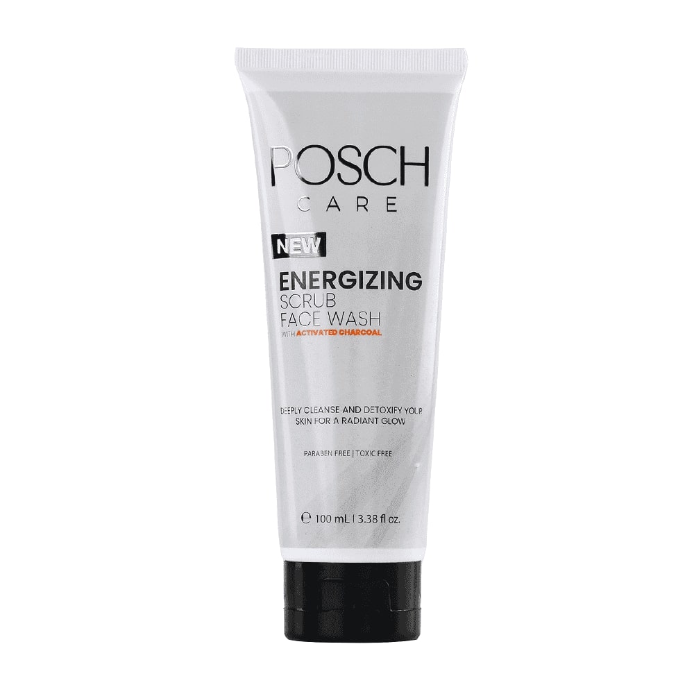 Posch Care Energizing Scrub Face Wash With Activated Charcoal