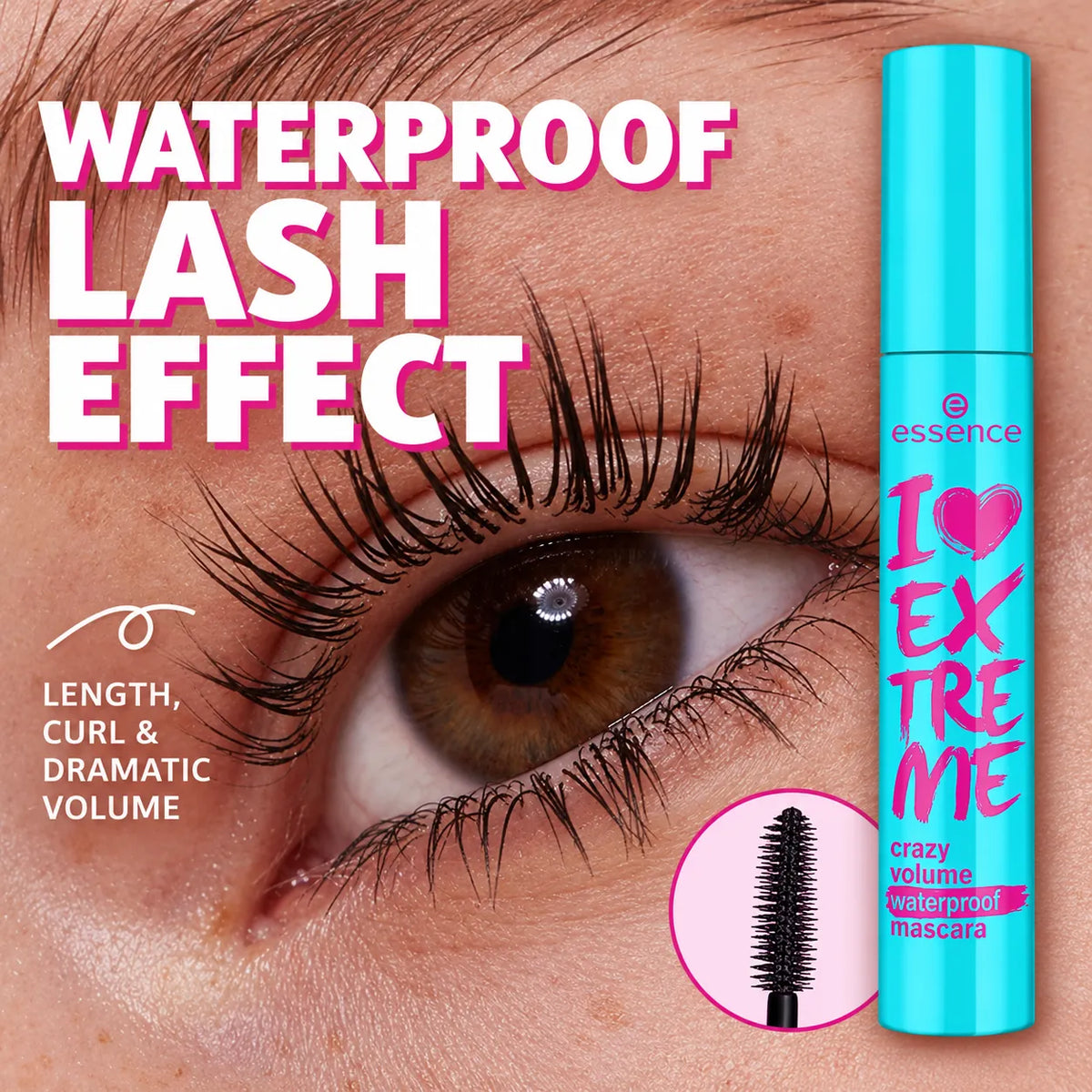Essence Mascara I Love Extreme Crazy Volume - Waterproof