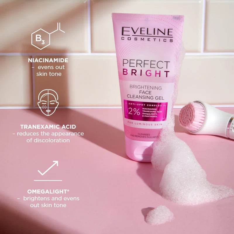 Eveline Perfect Bright Brightening Face Cleansing Gel - 150ml