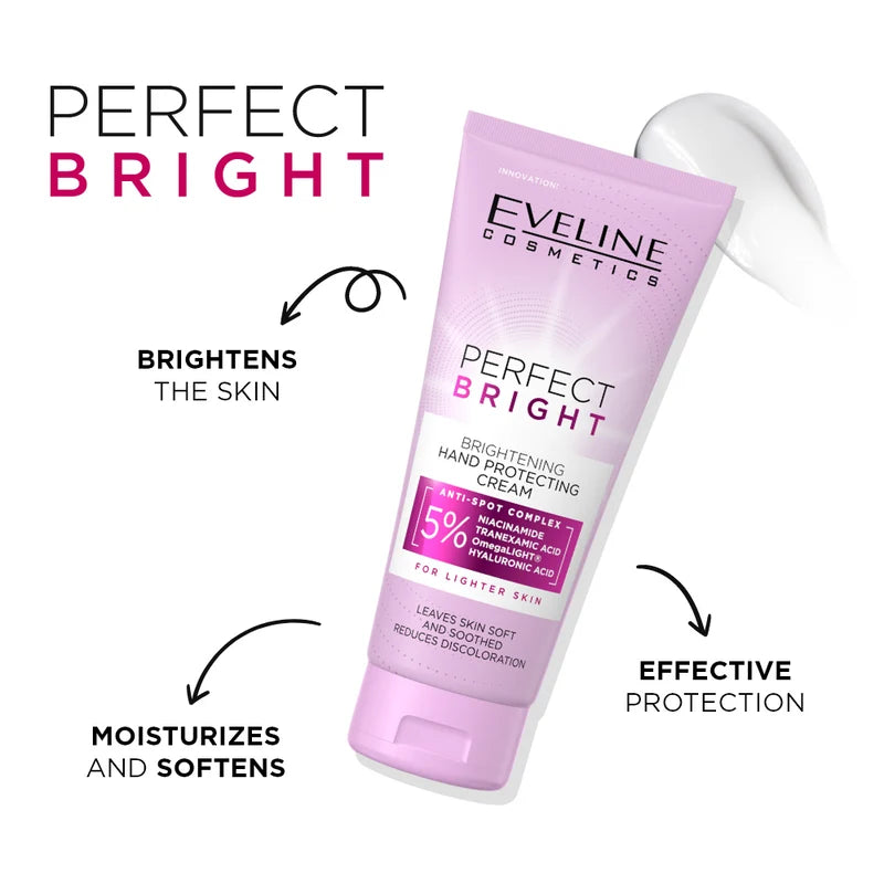 Eveline Perfect Bright Brightening Hand Protective Cream - 100ml