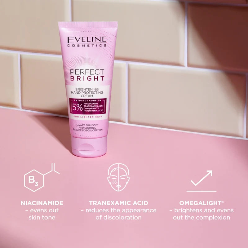 Eveline Perfect Bright Brightening Hand Protective Cream - 100ml