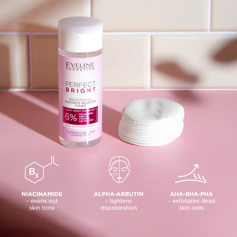 Eveline Perfect Bright Brightening Radiance Booster Toner - 150ml