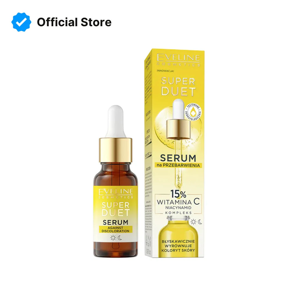 Eveline Super Duet Against Discoloration 15% Vitamin C & Niacinamide Serum - 18ml