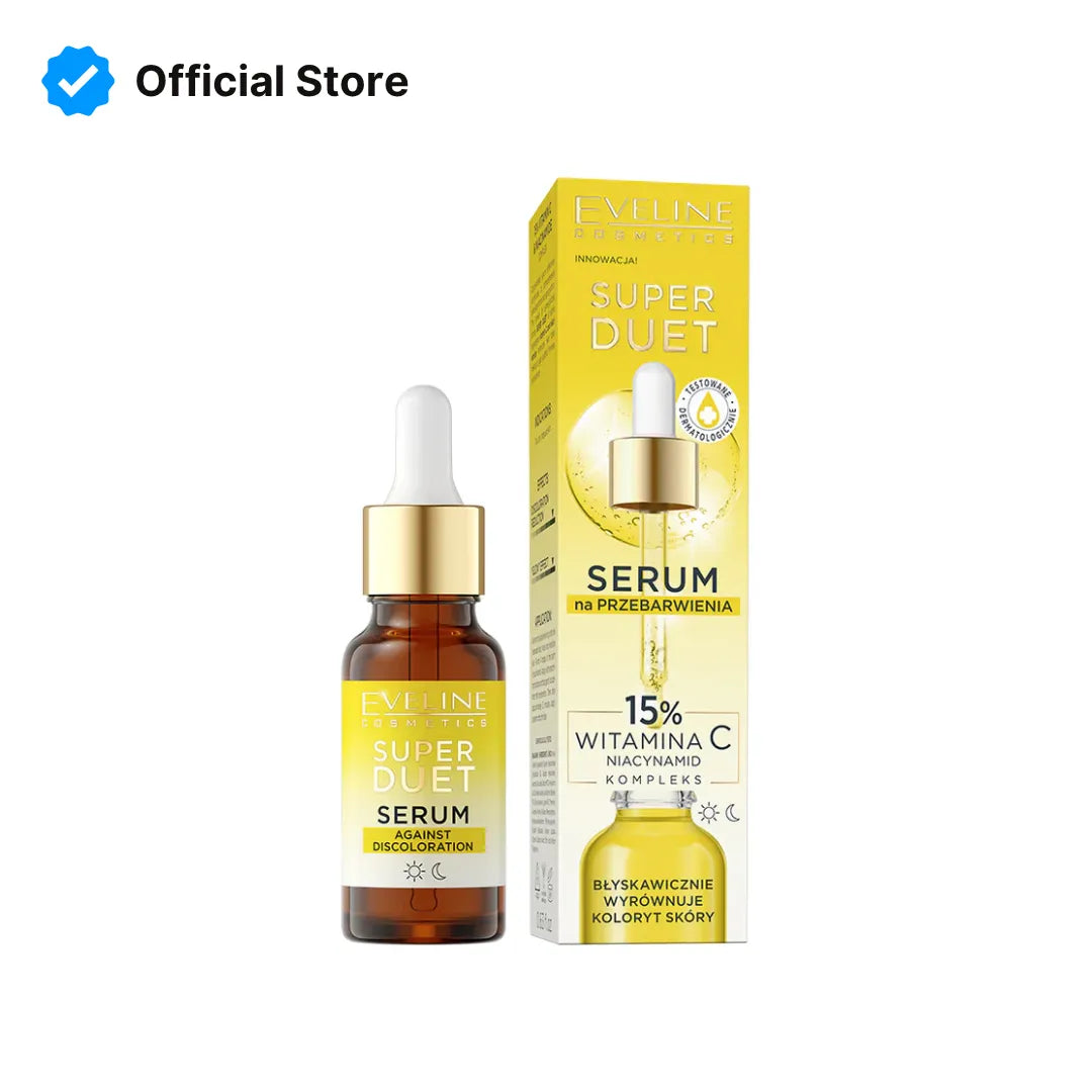 Eveline Super Duet Against Discoloration 15% Vitamin C & Niacinamide Serum - 18ml