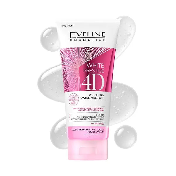 Eveline White Prestige 4D Brightening Face Wash Gel - 100ml