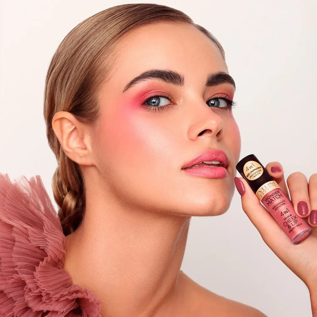 Eveline Wonder Match 4In1 Cheek & Lip Color Balm - 03