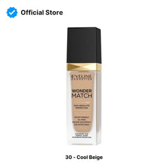 Eveline Wonder Match Foundation - 30 Cool Beige