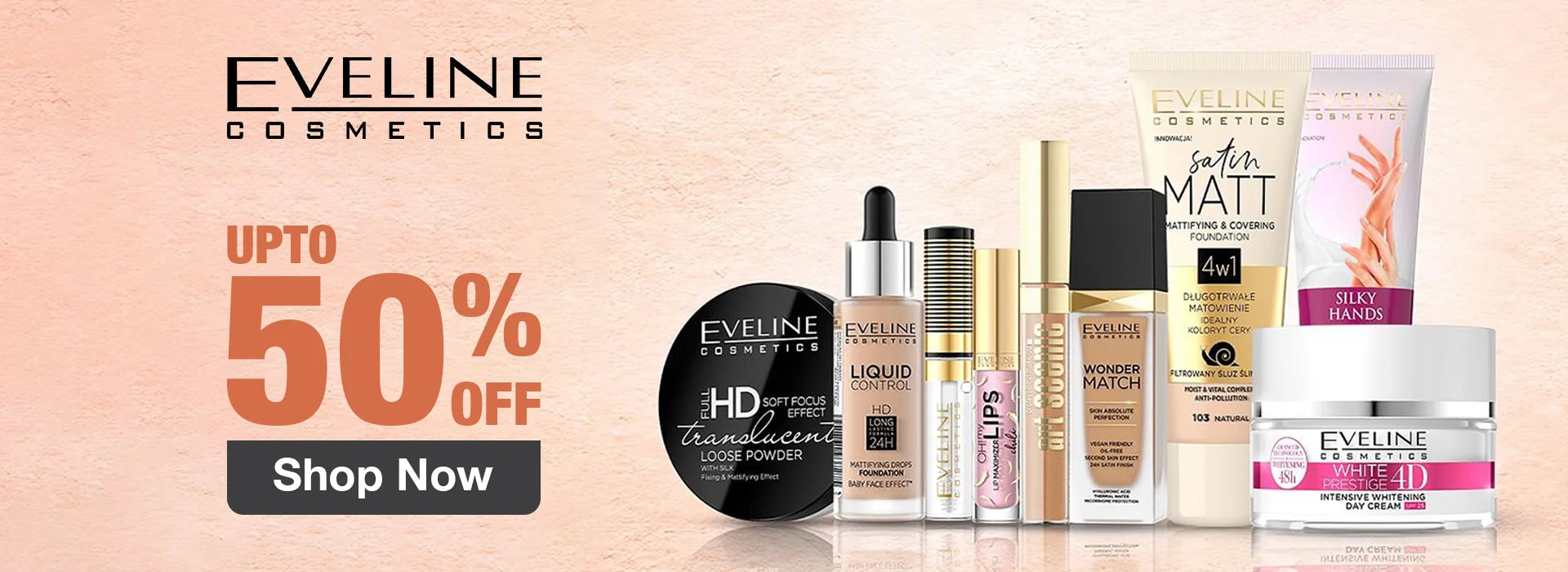 Eveline Cosmetics | Upto 50% Off