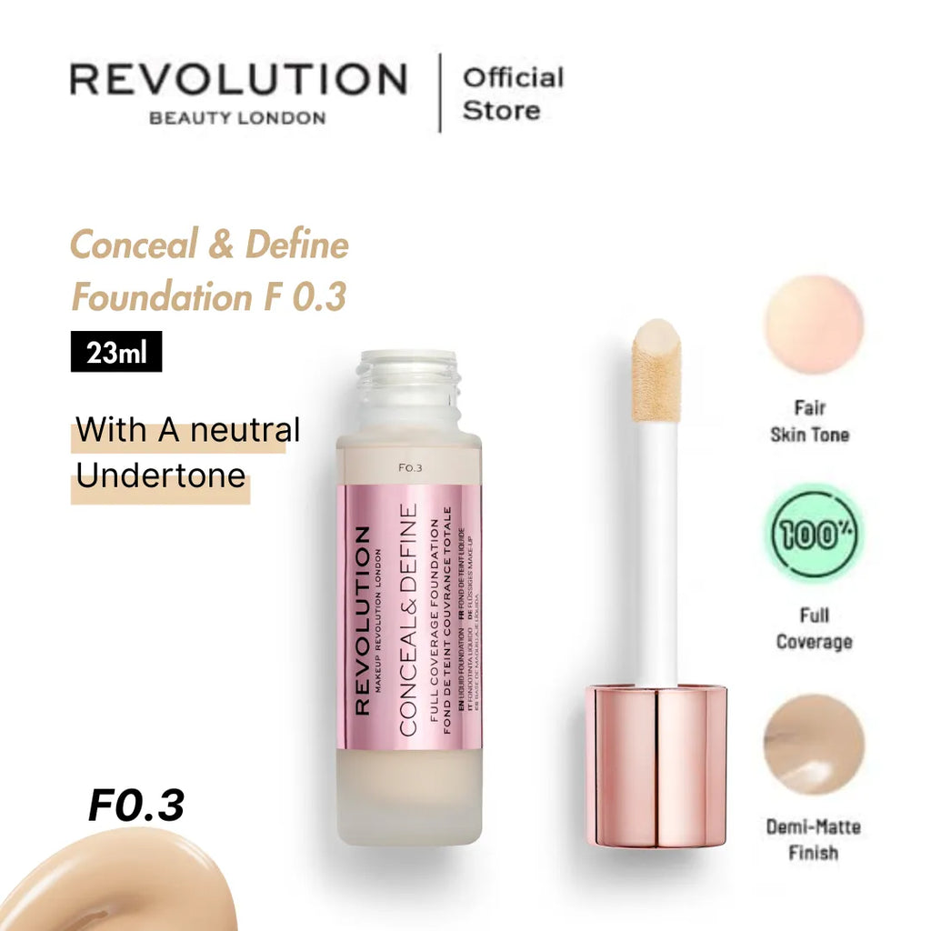 Makeup Revolution Conceal & Define Foundation