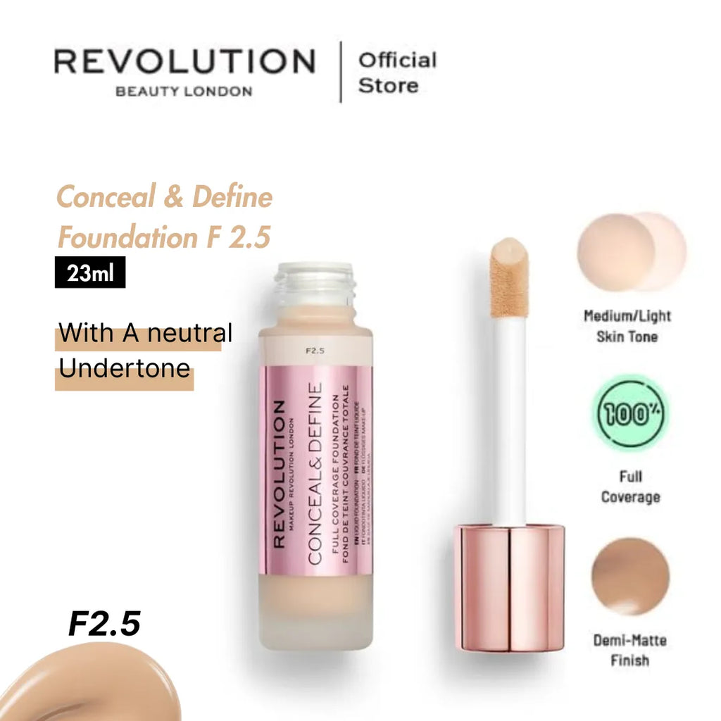 Makeup Revolution Conceal & Define Foundation