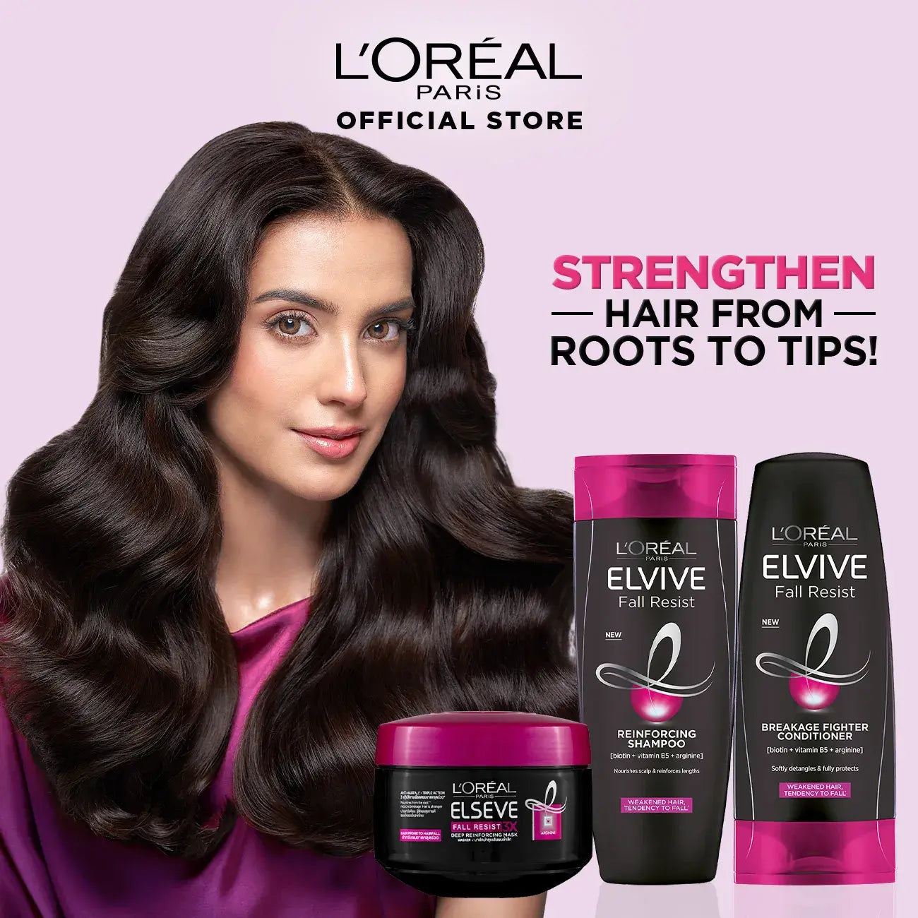 Loreal Paris Elseve Fall Resist 3X Anti-Hair Fall Treatment Mask 200ml