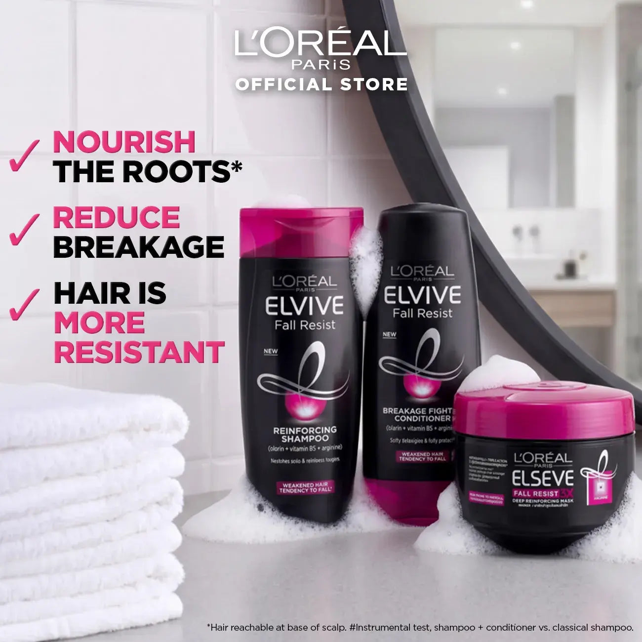Loreal Paris Elseve Fall Resist 3X Anti-Hair Fall Treatment Mask 200ml