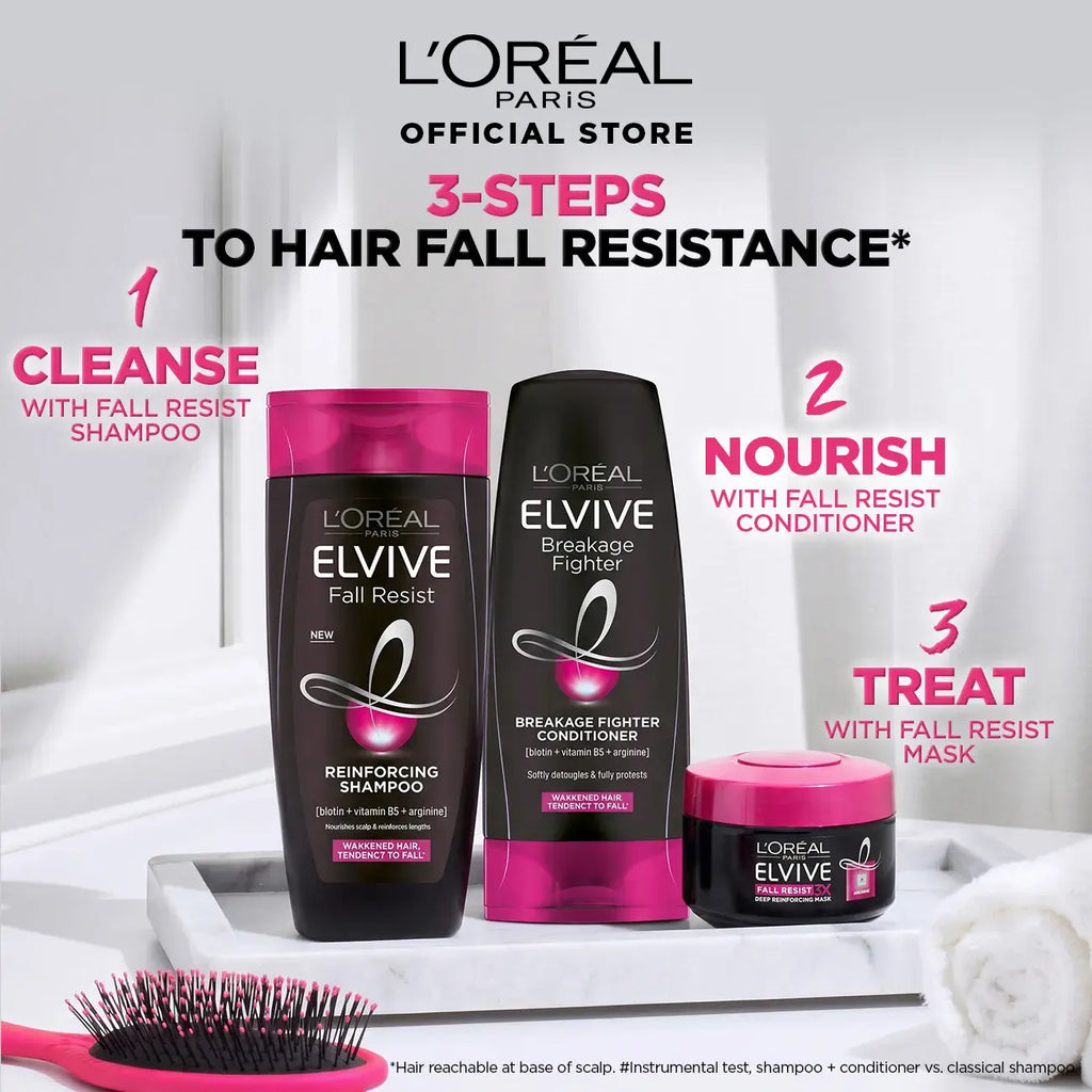 Loreal Paris Elseve Fall Resist 3X Anti-Hair Fall Treatment Mask 200ml