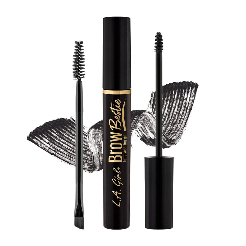 LA Girl Brow Bestie Gel with Dual-ended - Soft Black - Premium Eyebrow Enhancers from LA Girl - Just Rs 2115! Shop now at Cozmetica