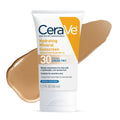 CeraVe Tinted Mineral Sunscreen SPF 30 Medium shade ingredients ceramides niacinamide