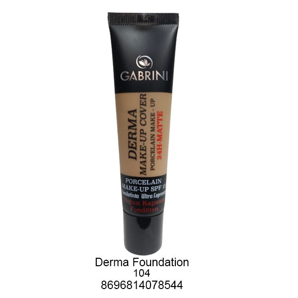 Gabrini Derma Makeup cover Foundation 104