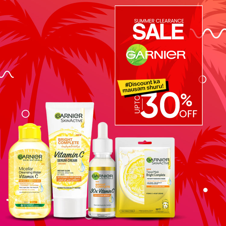Summer Clearance Sale | Garnier | Upto 30% Off