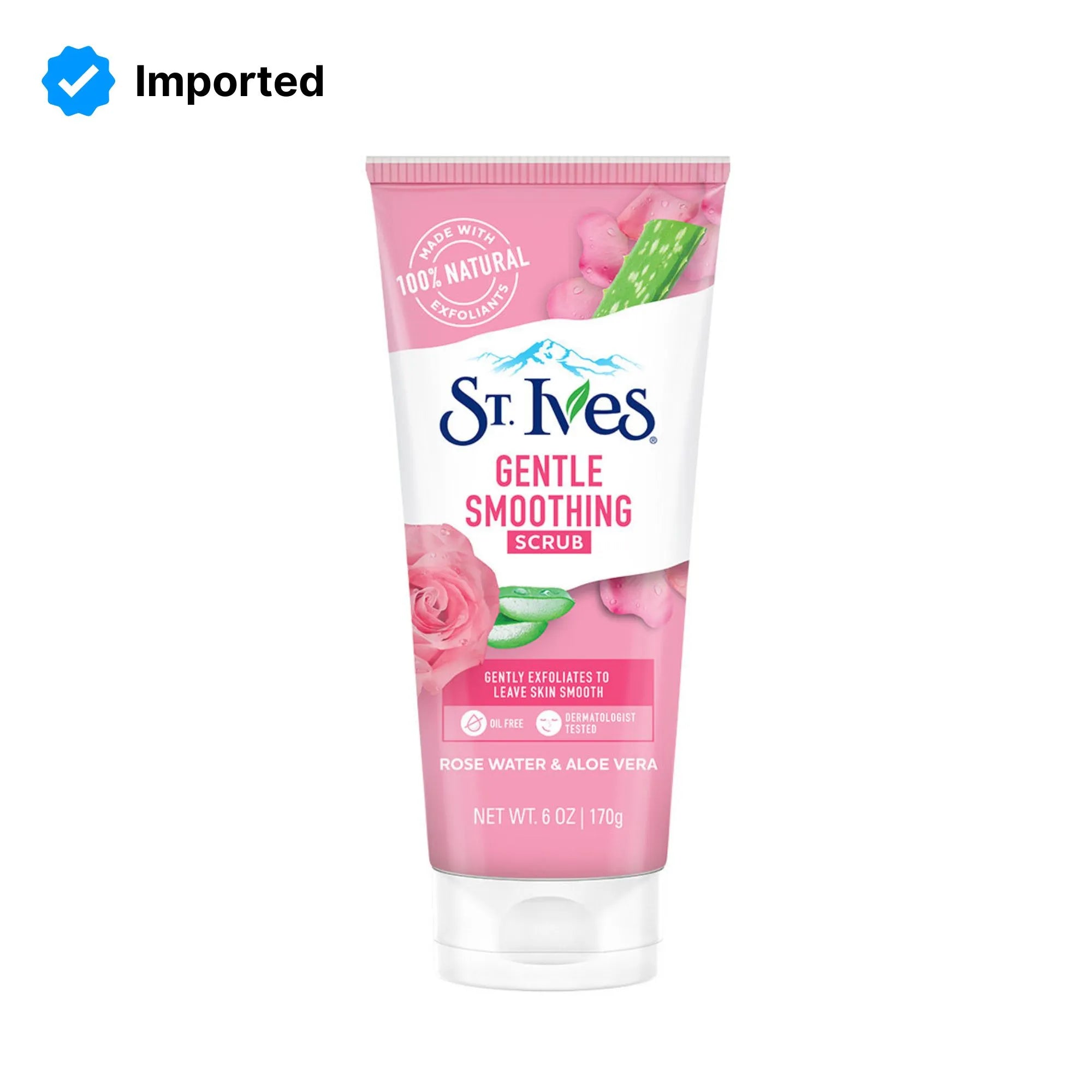 St. Ives Gentle Smoothing Rose & Aloe Face Scrub 170g