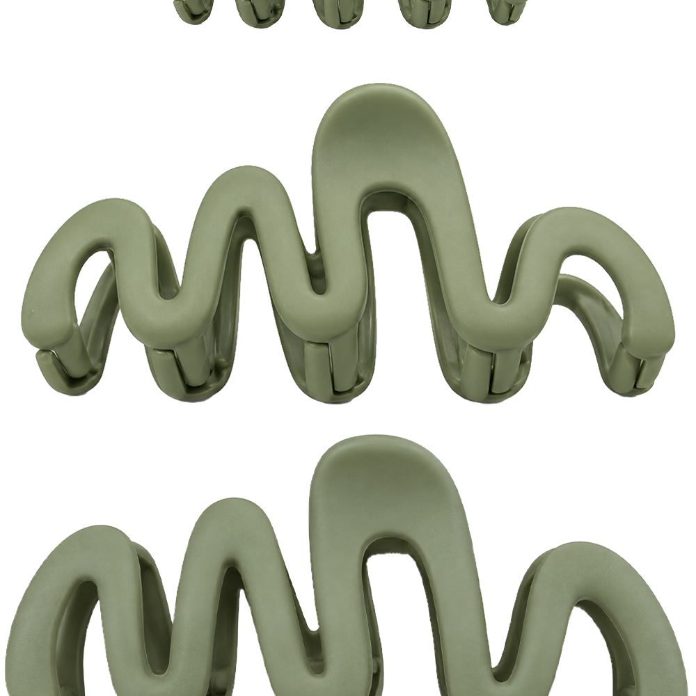 Bleuface Wavy Claw Clip