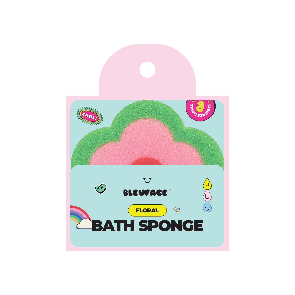 Bleuface Floral Bath Sponge