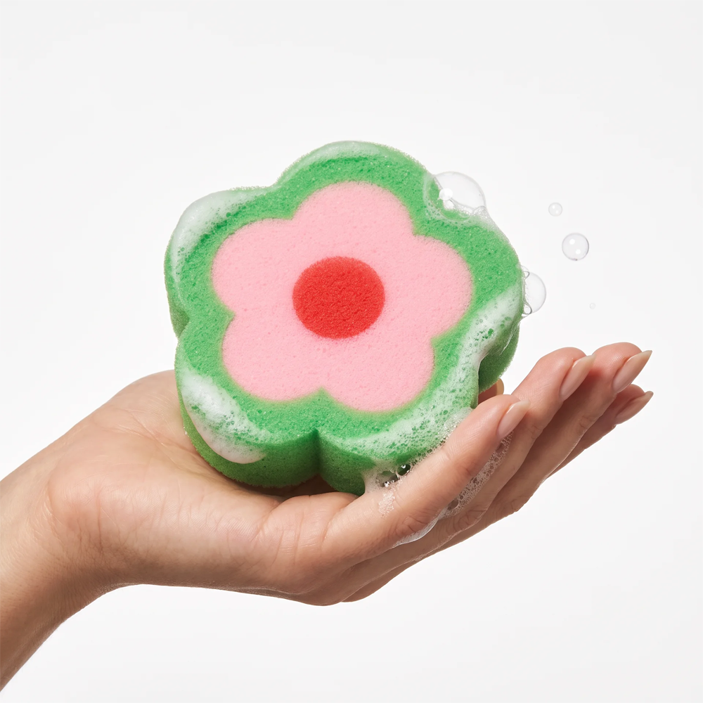 Bleuface Floral Bath Sponge