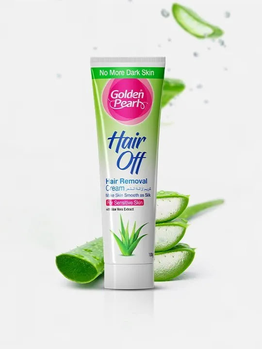 Golden Pearl Hair Off - Hair Removal Cream - Aloe Vera 80gm