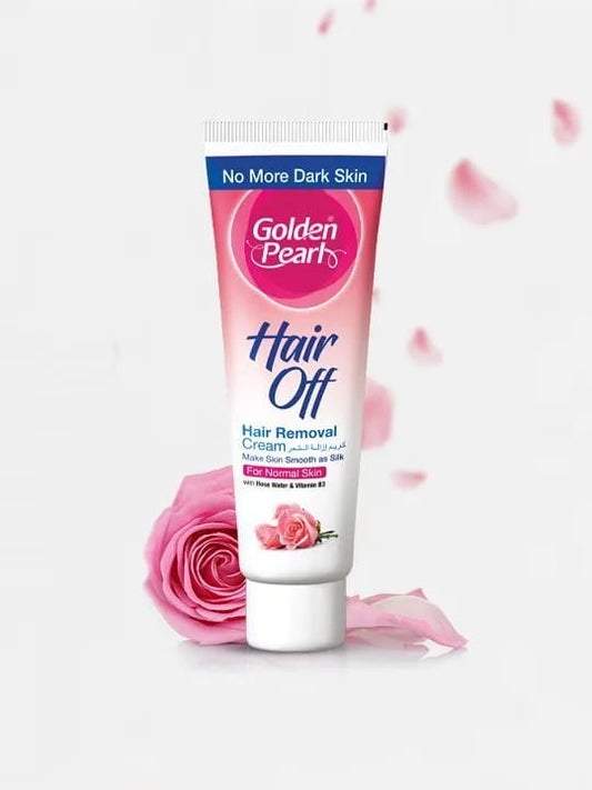 Golden Pearl Hair Off - Hair Removal Cream - Rose 20gm