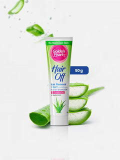 Golden Pearl Hair Off - Hair Removal Cream - Aloe Vera 50gm