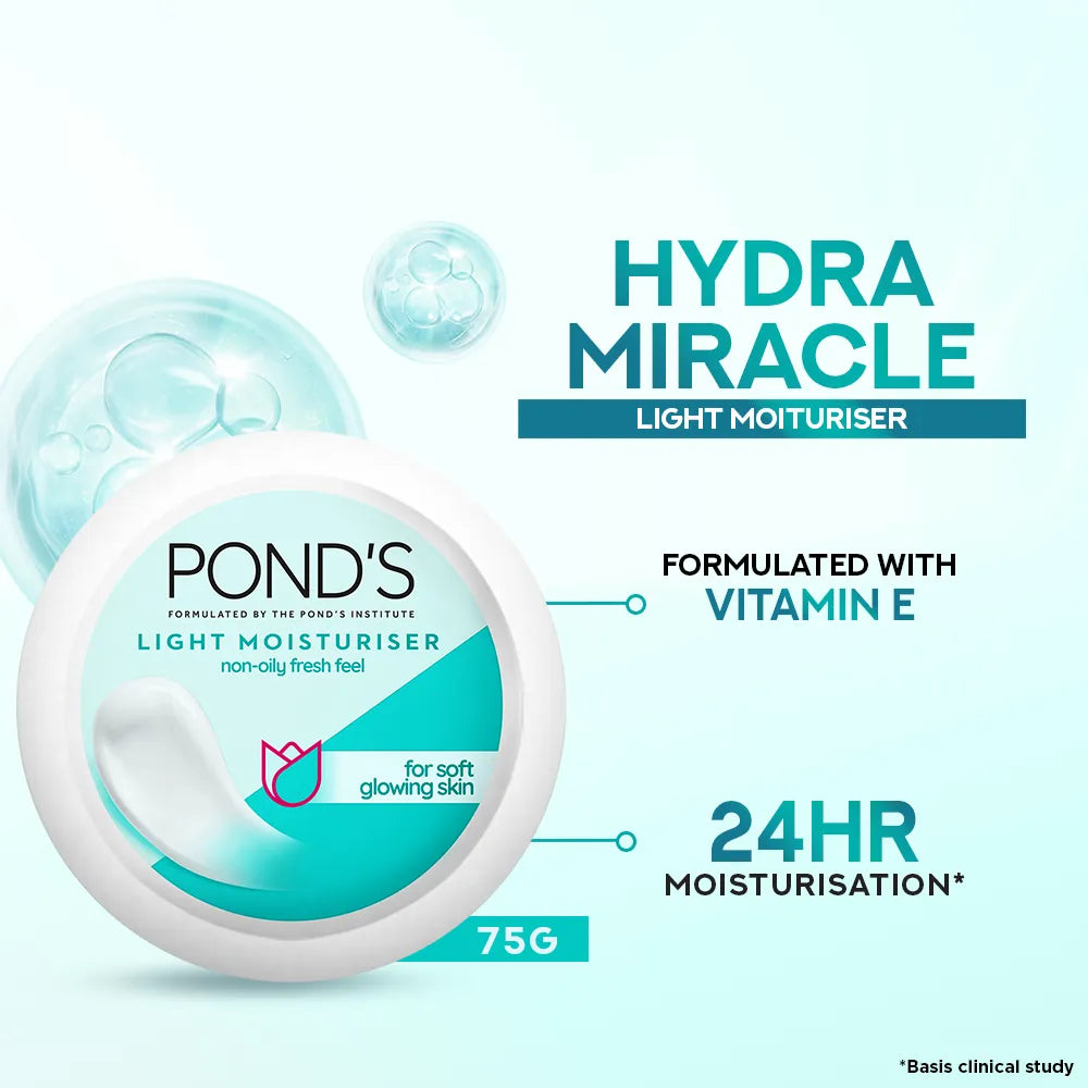 Ponds Light Moisturiser Cream - 75ML