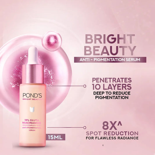 Ponds Bright Beauty Serum 12% Gluta-Niacinamide -15ml