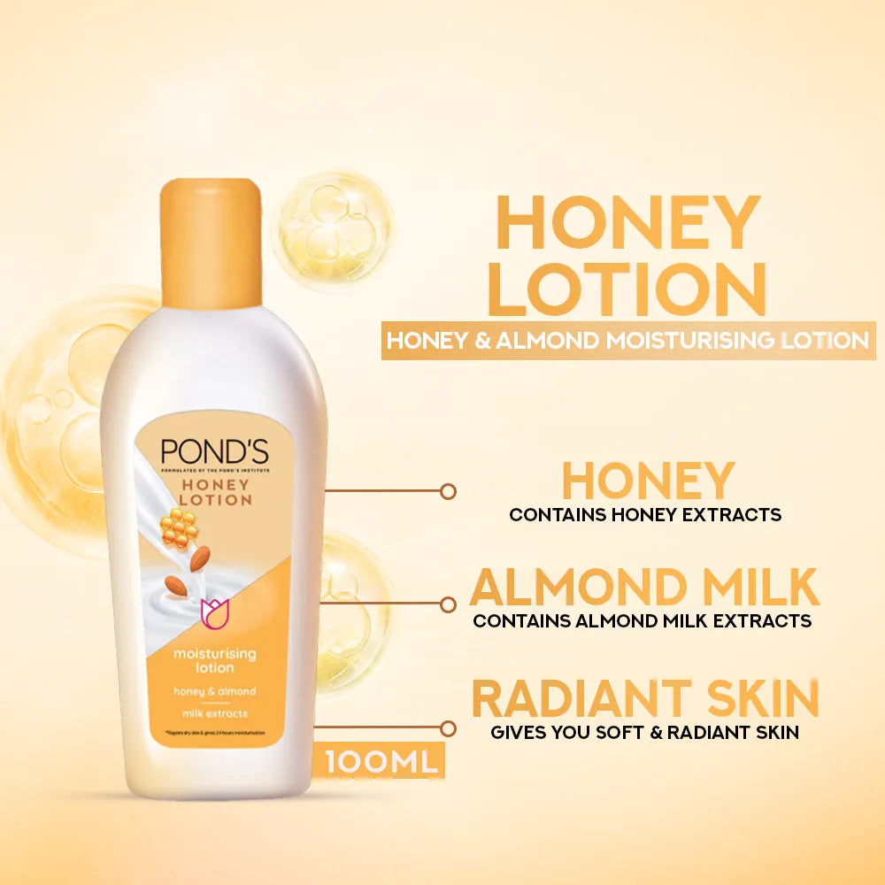 Ponds Honey & Almond Lotion - 65ML