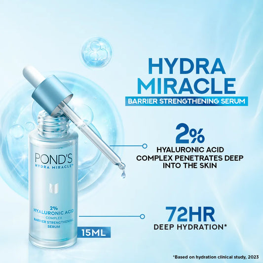 Ponds Hydra Miracle Hyaluronic Acid Complex 2% Serum - 15ml