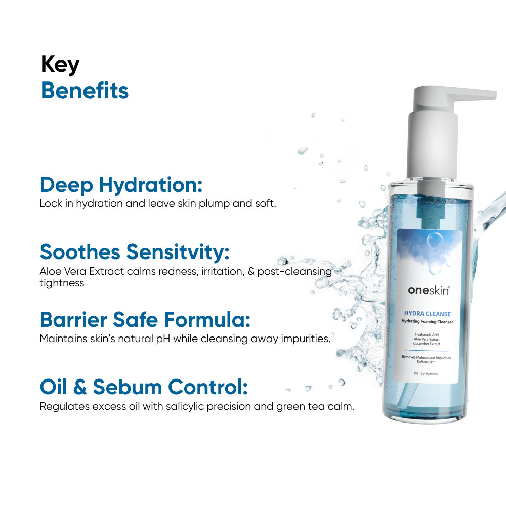 Oneskin Hydra Cleanse - Hydrating Foaming Cleanser - 150ml