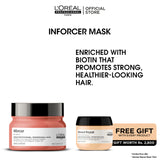 Loreal Professionnel Serie Expert Inforcer Mask - 250ml + Free Absolut Repair Mask - 75ml